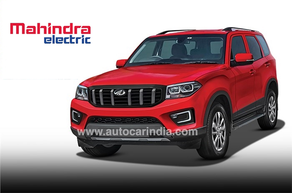 Mahindra body-on-frame electric SUV. 
